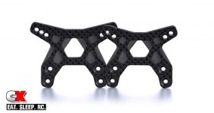 PSM Carbon Fiber Front Shock Towers for the Team Associated B6.1 / B6.1D | CompetitionX