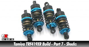Tamiya TRF419XR Touring Car Build - Part 7 - Shocks | CompetitionX