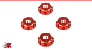 Tekno RC Red Anodized Captured Wheel Nuts | CompetitionX
