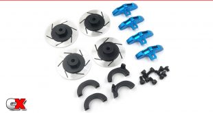 Yeah Racing Aluminum Brake Disc Wheel Adapters - Tamiya CC02 | CompetitionX