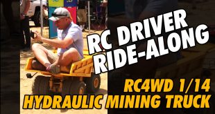 Video - Greg Vogel Riding in RC4WD Dump Truck at Pro-Line By The Fire Event #Shorts | CompetitionX