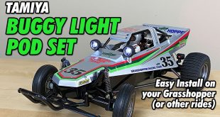 Video - Installing Tamiya Buggy Light Pod Set onto our Grasshopper | CompetitionX