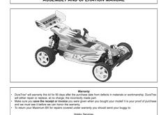 DuraTrax Maximum BX Manual