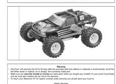 DuraTrax Maximum ST Manual