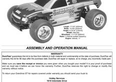 DuraTrax Overdrive ST Manual