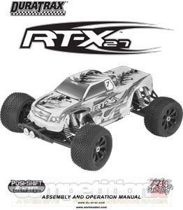 DuraTrax RT-X 27 Manual