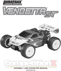 DuraTrax Vendetta ST Manual