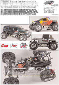 FG Modellsport Competition Monster Hummer Manual