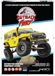 FTX RC Outback Fury Manual
