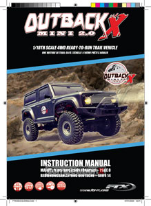 FTX RC Outback Mini 2.0X LC90 Manual