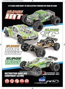 FTX RC Surge Monster Truck Manual