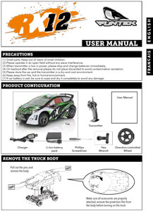 Funtek RX12 Manual