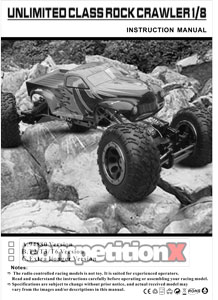 Himoto Crawler RCF-8 Manual