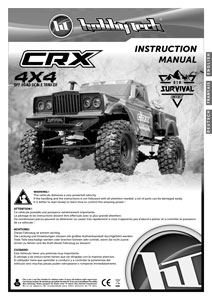 Hobbytech CRX RTR Manual