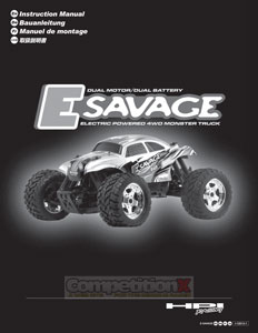 HPI E-Savage Sport Manual