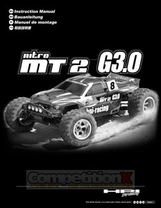 HPI Nitro MT2 G3.0 Manual