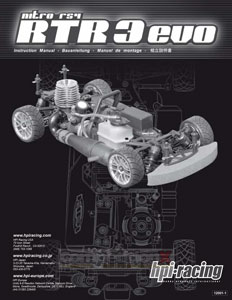 HPI Nitro RS4 3 EVO Manual