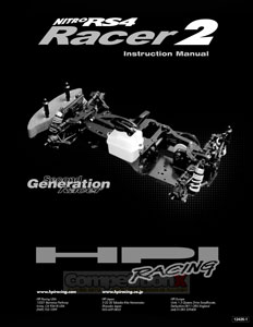 HPI Nitro RS4 Racer 2 Manual - CompetitionX HPI Nitro RS4 Racer 2 Manual - CompetitionX