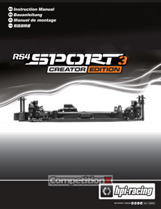 HPI RS4 Sport 3 Creator Edition Manual