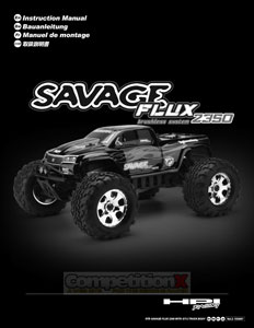 HPI Savage Flux 2350 Manual
