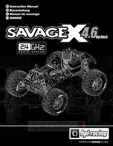 HPI Savage X 4.6 Manual