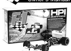 HPI Super F1 Manual