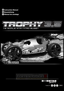 HPI Trophy 3.5 Manual