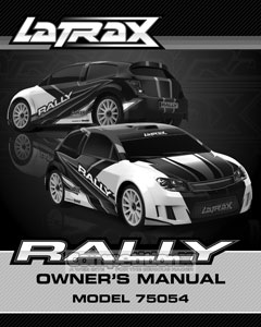 LaTrax Rally Car Manual
