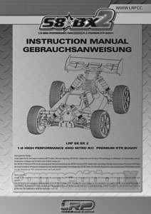 LRP S8 BX-2 Manual