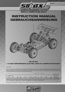LRP S8 BXe Manual