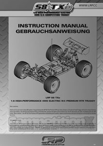 LRP S8 TXe Manual