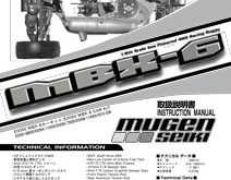 Mugen Seiki MBX-6 M-Spec Manual
