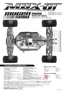 Mugen Seiki MBX-6T M-Spec Manual
