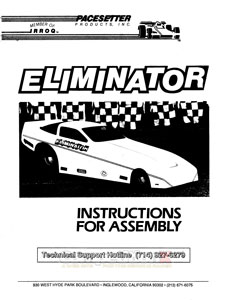 Pacesetter Eliminator Manual