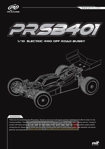 PR Racing SB401 Manual