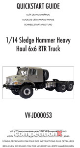 RC4WD 6x6 Sledge Hammer Heavy Haul Truck Manual