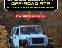 RC4WD Cross Country Black Rock RTR Manual