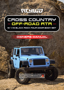 RC4WD Cross Country Black Rock RTR Manual