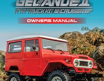 RC4WD Gelande II Cruiser RTR Manual