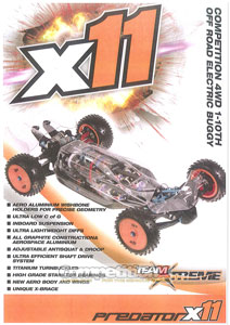 Team Xtreme Predator X11 Manual