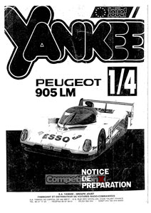 Yankee Peugeot 905LM Manual