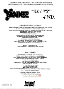 Yankee Shaft 4WD Manual