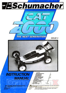 Schumacher Cat 2000 Manual