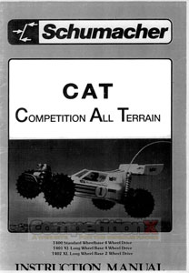 Schumacher Cat Manual