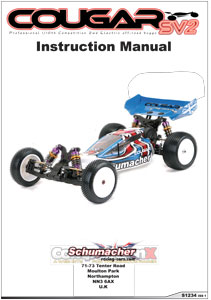 Schumacher Cougar SV2 Manual