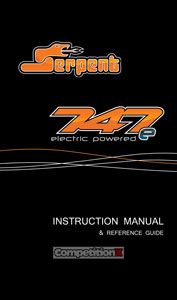 Serpent 747e Manual