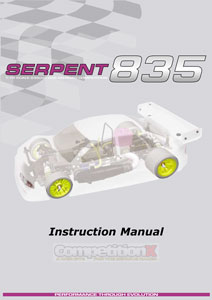Serpent 835 Manual