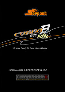 Serpent Cobra 811 Be RTR Manual