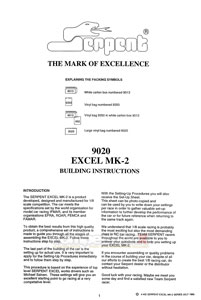 Serpent Excel MK-2 Manual