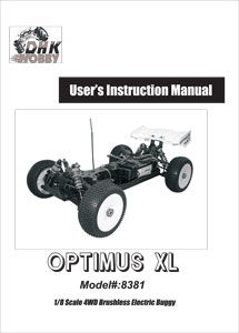 DHK Hobby Optimus XL Manual